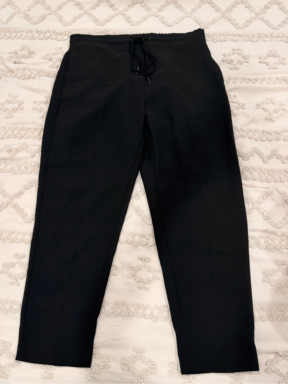 Mango Black Jogger Styled Trouser Pants
